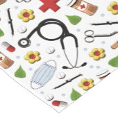 Afstuderen van de verpleegschool korte tafelloper (Hoek)