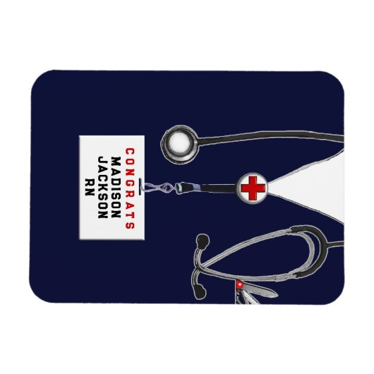 Afstuderen van de verpleegschool magneet (Horizontaal)