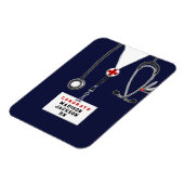 Afstuderen van de verpleegschool magneet (Linkerzijde)