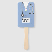 Afstuderen van de verpleegschool of de Medische Sc Handwaaier (Voorkant)