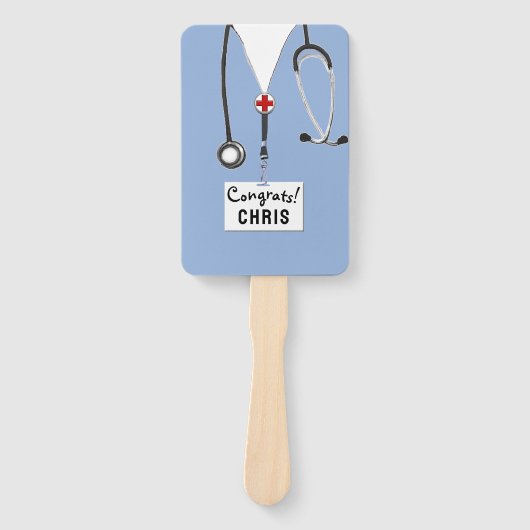 Afstuderen van de verpleegschool of de Medische Sc Handwaaier (Voorkant)