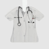 Afstuderen van de verpleegschool ornament (voorkant)