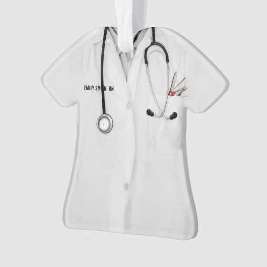Afstuderen van de verpleegschool ornament (voorkant)