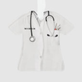 Afstuderen van de verpleegschool ornament (voorkant)