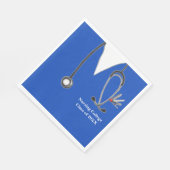 Afstuderen van de verpleegschool servet (Hoek)