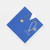 Afstuderen van de verpleegschool servet (Hoek)