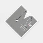 Afstuderen van de verpleegschool servet (Hoek)