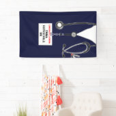 Afstuderen van de verpleegschool spandoek (Insitu)