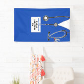 Afstuderen van de verpleegschool spandoek (Insitu)