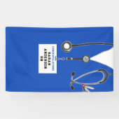 Afstuderen van de verpleegschool spandoek (Horizontaal)