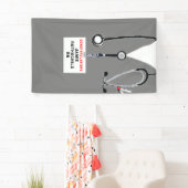 Afstuderen van de verpleegschool spandoek (Insitu)