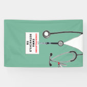 Afstuderen van de verpleegschool spandoek (Horizontaal)