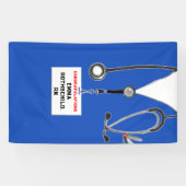 Afstuderen van de verpleegschool spandoek (Horizontaal)