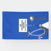 Afstuderen van de verpleegschool spandoek (Horizontaal)