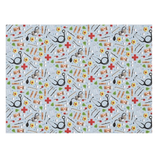 Afstuderen van de verpleegschool tafelkleed (Voorkant (Horizontaal))