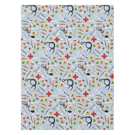 Afstuderen van de verpleegschool tafelkleed (Voorkant)