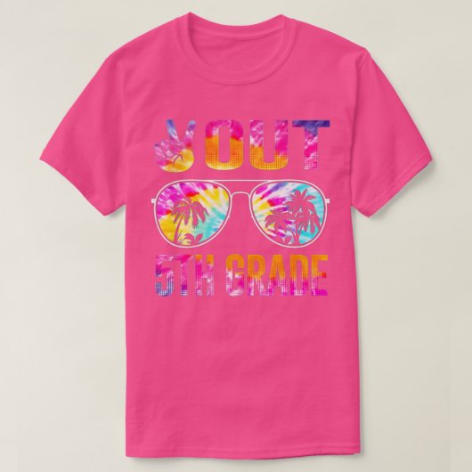 Afstuderen van de vijfde klas-tv t-shirt (Design voorkant)