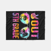 Afstuderen van de vijfde klas van de kleurstof fleece deken (Voorkant (Horizontaal))