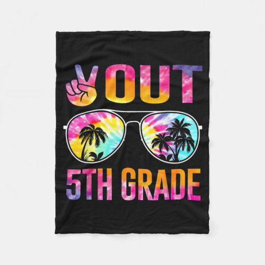 Afstuderen van de vijfde klas van de kleurstof fleece deken (Voorkant)