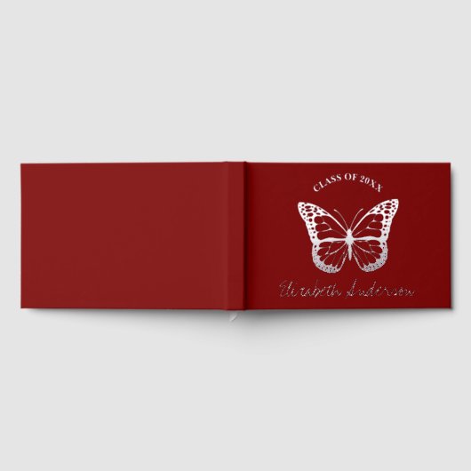 Afstuderen van de vlinder gastenboek (Volledig)