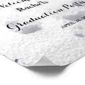 Afstuderen van de WATERVERF van de marine GEOMETRI Poster (Hoek)