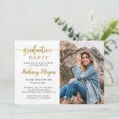 Afstuderen van de zwarte goudballon van het modern kaart (Staand voorkant)