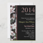 Afstuderen van een mooie bloem kaart (Voorkant)