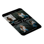 Afstuderen van geraffineerd collage, EDITABLE KLEU Magneet (Rechterzijde)