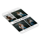 Afstuderen van geraffineerd collage, EDITABLE KLEU Magneet (Rechterzijde)