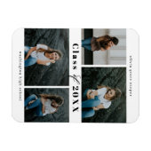 Afstuderen van geraffineerd collage, EDITABLE KLEU Magneet (Horizontaal)