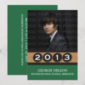 Afstuderen van Green Classy Keys Kaart (Voorkant / Achterkant)