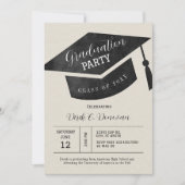 Afstuderen van groot en koud Pet Kaart (Voorkant)