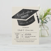 Afstuderen van groot en koud Pet Kaart (Staand voorkant)