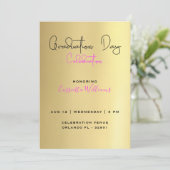 Afstuderen van het Afrikaanse Amerikaanse Girls Go Kaart (Staand voorkant)