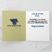 Afstuderen van het Afrikaanse Amerikaanse zwarte A Kaart (Binnen)