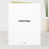 Afstuderen van het Afrikaanse Amerikaanse zwarte A Kaart (Achterkant)