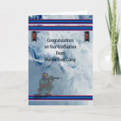 Afstuderen van het mariene trainingskamp kaart (Voorkant)