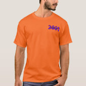 Afstuderen van het Paars van 2009 T-shirt (Voorkant)