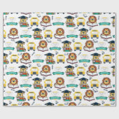 Afstuderen van kinderen cadeaupapier (Vlak)