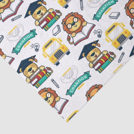 Afstuderen van kinderen tissuepapier (Detail)