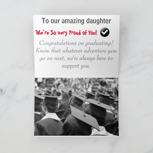 Afstuderen van klasse 2021 kaart (Binnen)