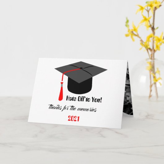 Afstuderen van klasse 2021 kaart (Gele Bloem)