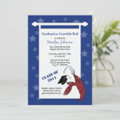 Afstuderen van kreeft/zeekreeft kaart (Staand voorkant)