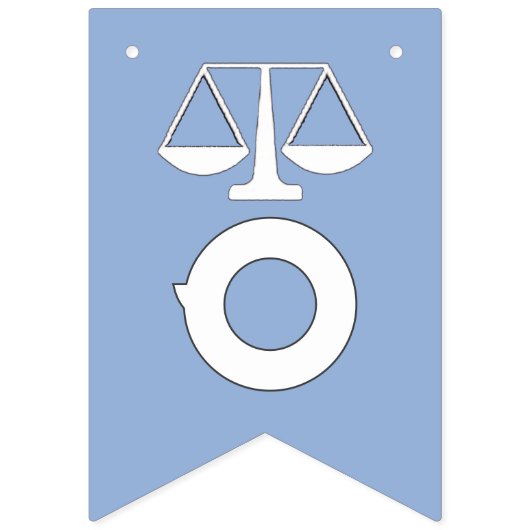 Afstuderen van Law School Bunting Flags Vlaggetjes (Tweede vlag)