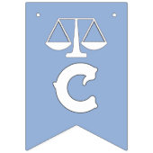 Afstuderen van Law School Bunting Flags Vlaggetjes (Eerste vlag)