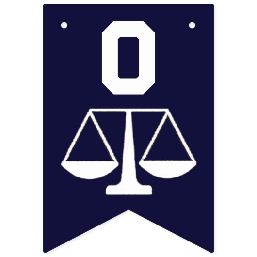 Afstuderen van Law School Bunting Flags Vlaggetjes (Tweede vlag)