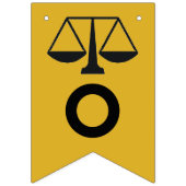 Afstuderen van Law School Bunting Flags Vlaggetjes (Tweede vlag)