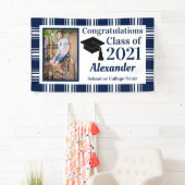 Afstuderen van marineschoolkleuren spandoek (Insitu)