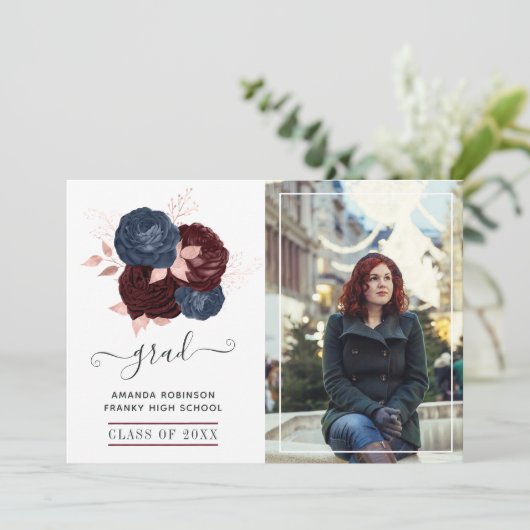 Afstuderen van mariniers, mariniers en Rozen Gold Aankondiging (Staand voorkant)