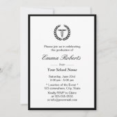 Afstuderen van minimale medische verzorgingsschool kaart (Voorkant)